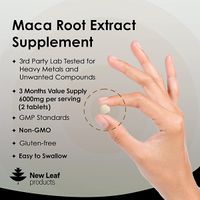 New Leaf Maca Root Tablets With Ashwagandha